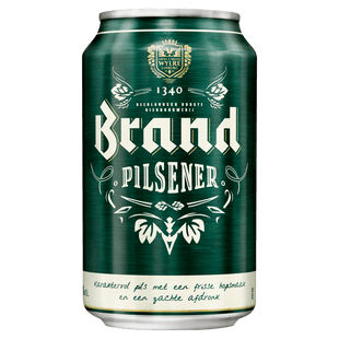 Brand Pilsener bier blik
