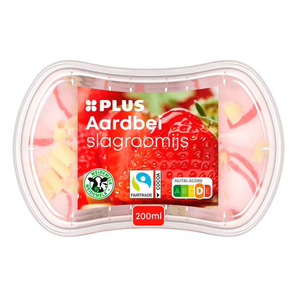 Kleintje Slagroomijs aardbei