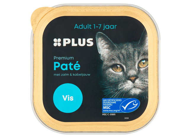 Premium Katten paté vis MSC