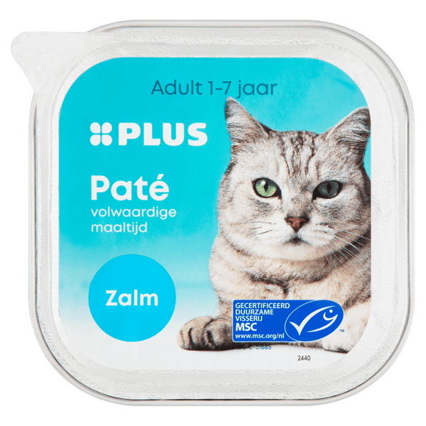 Katten paté Zalm MSC