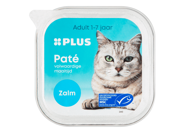Katten paté Zalm MSC