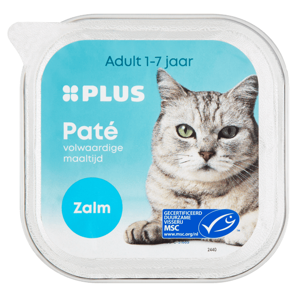 Katten paté Zalm MSC