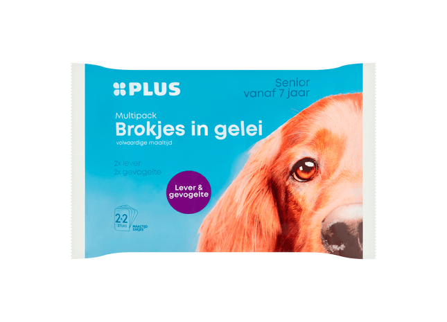 Brokjes in gelei lever & gevogelte