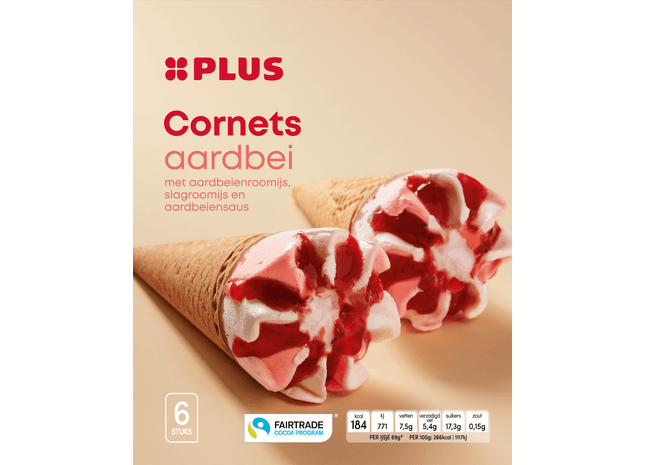 Cornets aardbei