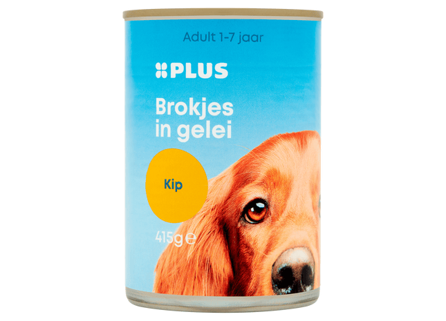 Hondenvoer kip brok/gelei 4%  Dutchshopper