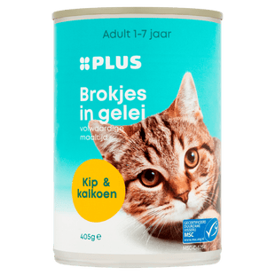 Hähnchen- und Truthahnstücke in Gelee