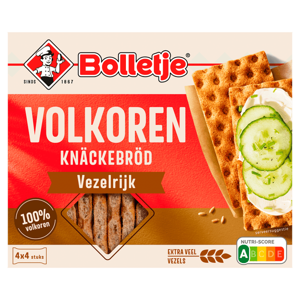 Bolletje Vezelrijk knäckebröd volkoren
