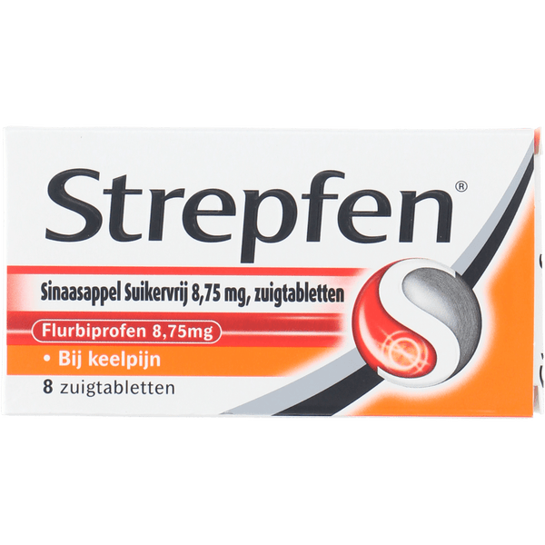 Strepfen Orange sugar-free lozenge