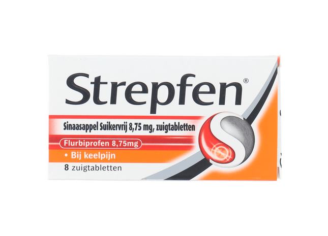 Strepfen Orange zuigtablet suikervrij