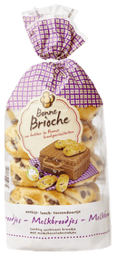 Bonne Brioche Melkbroodjes met stukjes chocolade