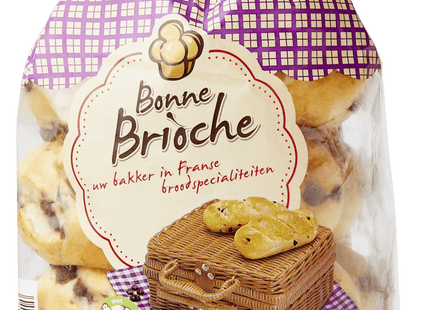 Bonne Brioche Melkbroodjes met stukjes chocolade