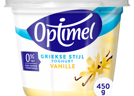 Optimel Joghurt nach griechischer Art, Vanille, 0 % Fett