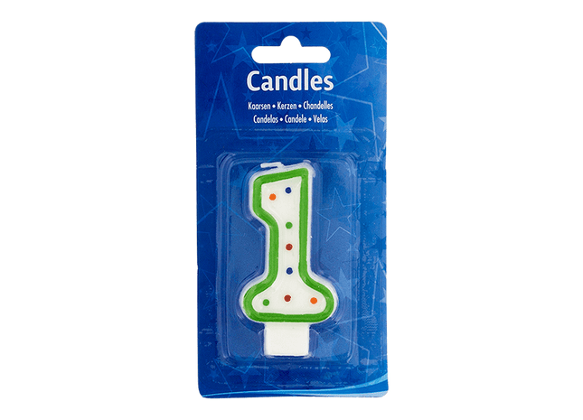 Folat Cijferkaars nummer 1  Dutchshopper