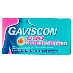 Gaviscon Maag tabletten Duo