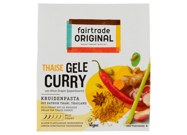 Fairtrade Original Gelbe Curry-Gewürzpaste Fairtrade