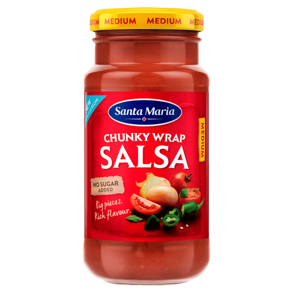 Santa Maria Grobe Wrap-Sauce mittel scharf