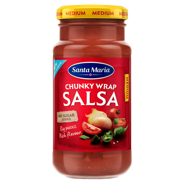 Santa Maria Grobe Wrap-Sauce mittel scharf