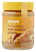 Pindakaas met stukjes pinda