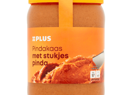 Pindakaas met stukjes pinda