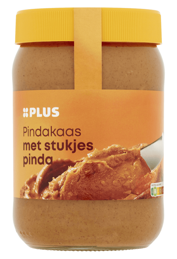 Erdnussbutter mit Erdnussstückchen
