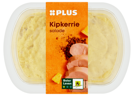 Kip kerrie salade