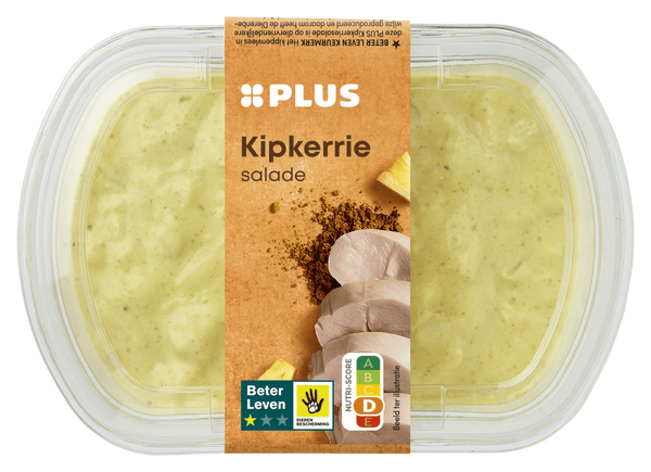 Kip kerrie salade