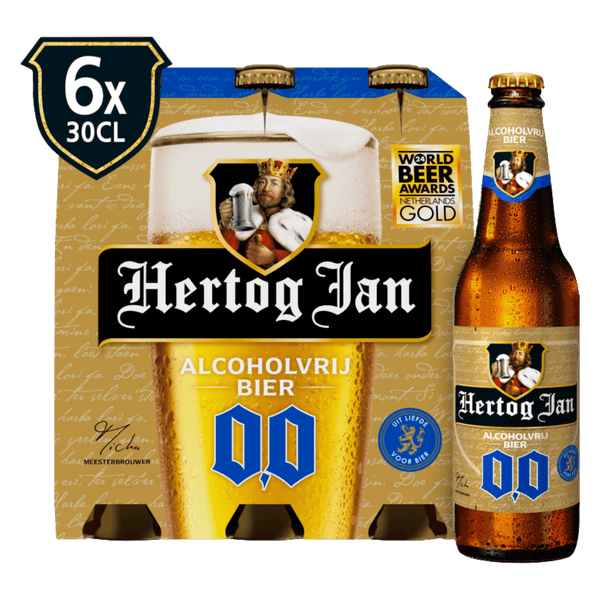 Hertog Jan Natuurzuiver pilsener bier 0.0%