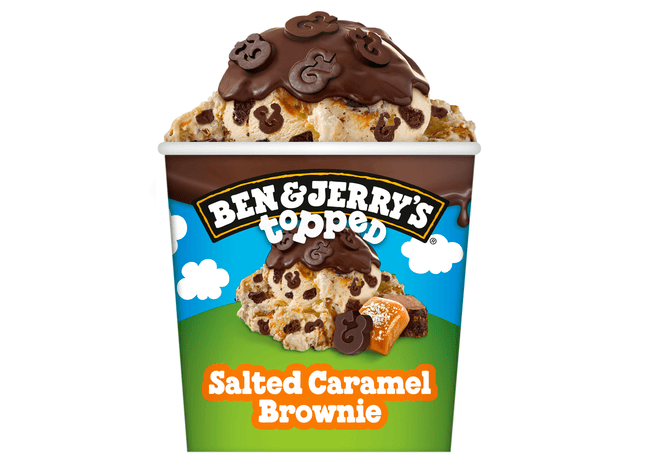 Ben&Jerry's Topped salted caramel brownie