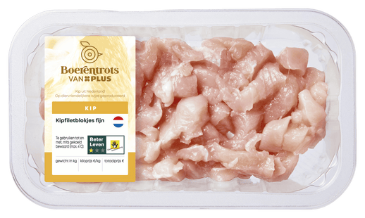 Boerentrots Kipfiletblokjes fijn