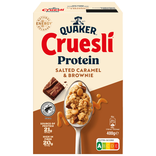 Quaker Cruesli Protein Car Brow