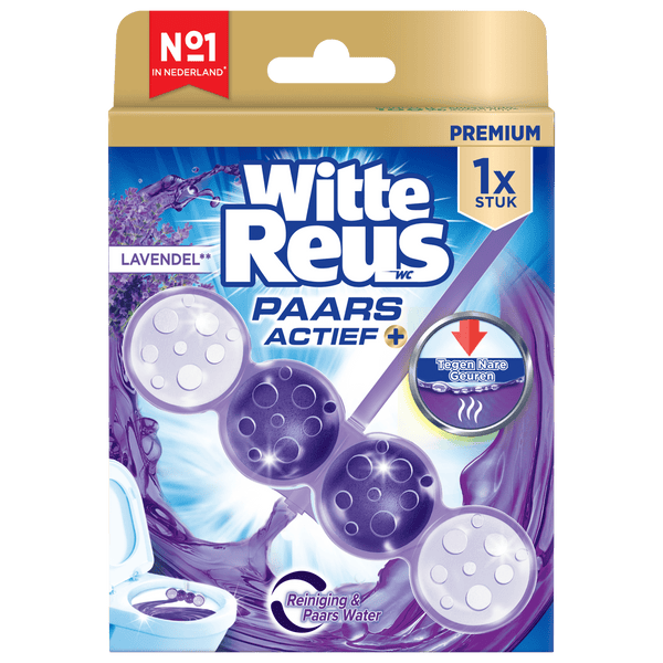 Witte Reus Toiletblok Self Active Lavendel