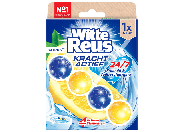 Witte Reus Toiletblok Kracht Actief Citr