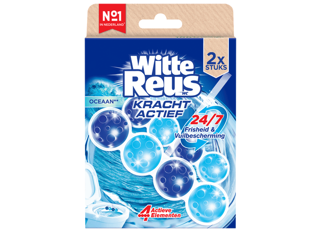 Witte Reus Toiletblok Kracht Actief Oceaa