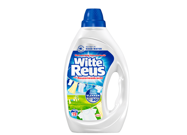 Witte Reus Vloeibaar wasmiddel wit 19sc