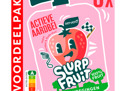 Servero Slurpfruit Actieve Aardbei
