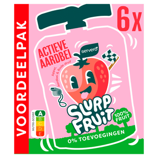 Servero Slurpfruit Actieve Aardbei