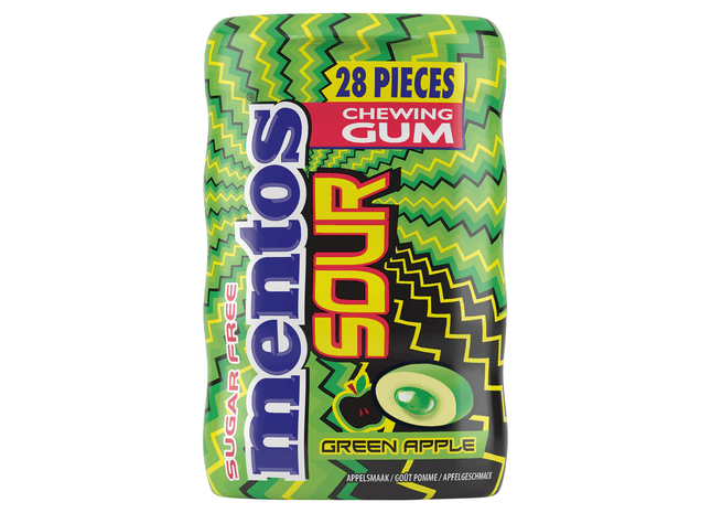 Mentos Gum sour apple