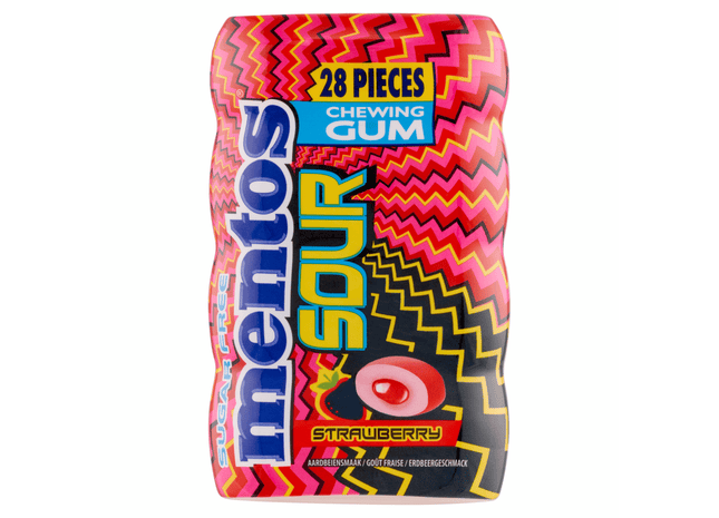 Mentos Gum sour strawberry