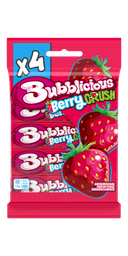 Bubblicious Strawberry 4-pack