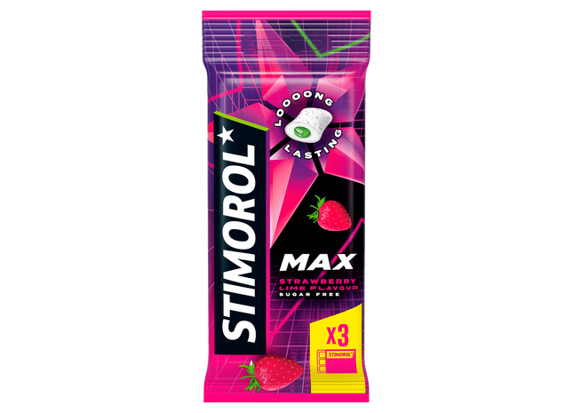 Stimorol Max strawberry lime