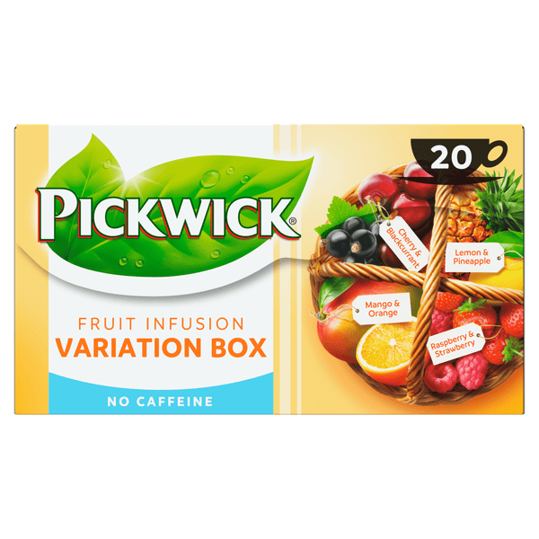 Pickwick Fusion fruit tea variety box