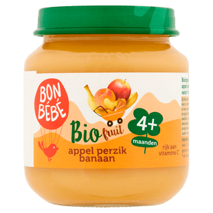 Bonbebe Bio 4mF0404 Appel Perzik Banaan