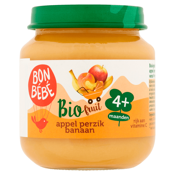 Bonbébé Organic 4mF0404 Apple Peach Banana