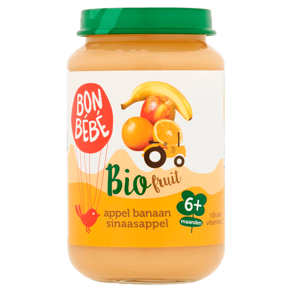 Bonbebe Bio 6mF0606 Apfel Banane Orange