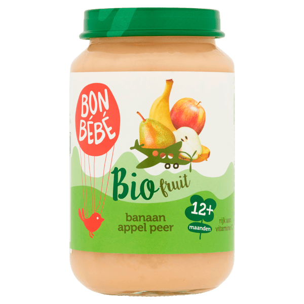 Bonbebe Organic 12mF1206 Banana Apple Pear