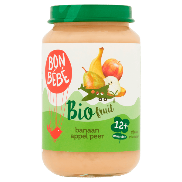 Bonbebe Bio 12mF1206 Banane Apfel Birne