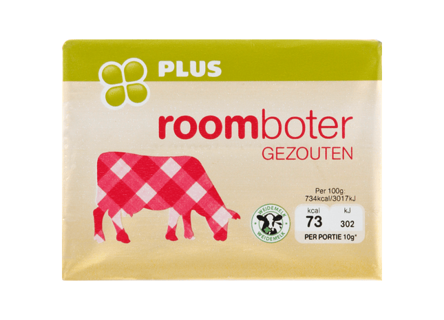 Roomboter gezouten