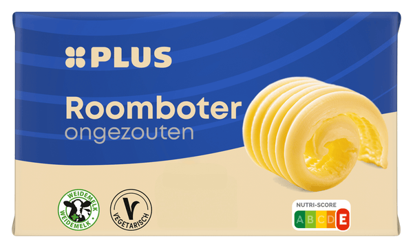 Unsalted butter made from cream