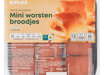 Mini worstenbroodjes beter leven