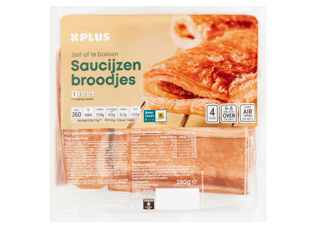 Saucijzenbroodjes Beter Leven